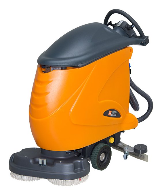 Taski Swingo 955B floor scrubber-dryer, front view